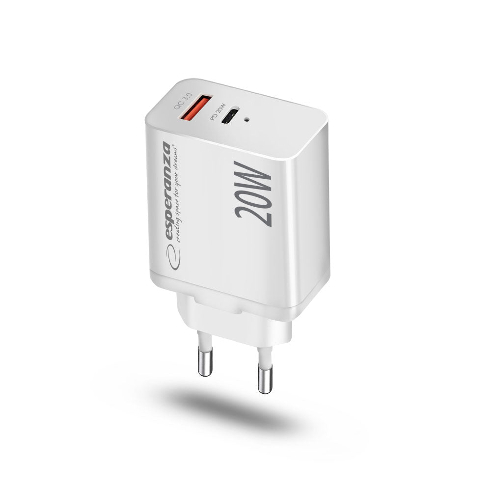 Esperanza Quick Fast Charger 20W USB-C PD 20W